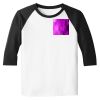 Raglan 3/4 Roundneck Shirt (White Body) Thumbnail