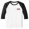 Raglan 3/4 Roundneck Shirt (White Body) Thumbnail