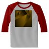 Raglan 3/4 Roundneck Shirt (Gray Body) Thumbnail