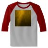 Raglan 3/4 Roundneck Shirt (Gray Body) Thumbnail